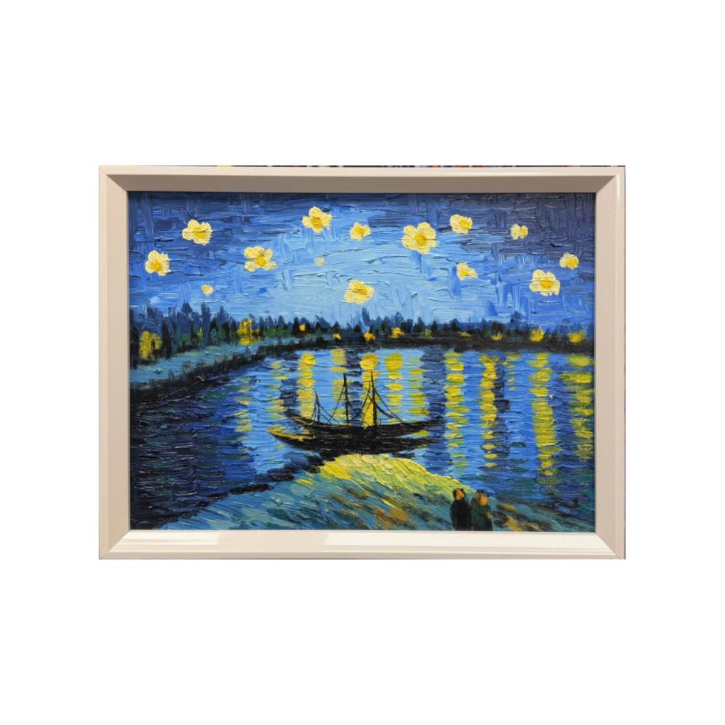 [Reproduction] Vincent Van Gogh - Starlit Riverside